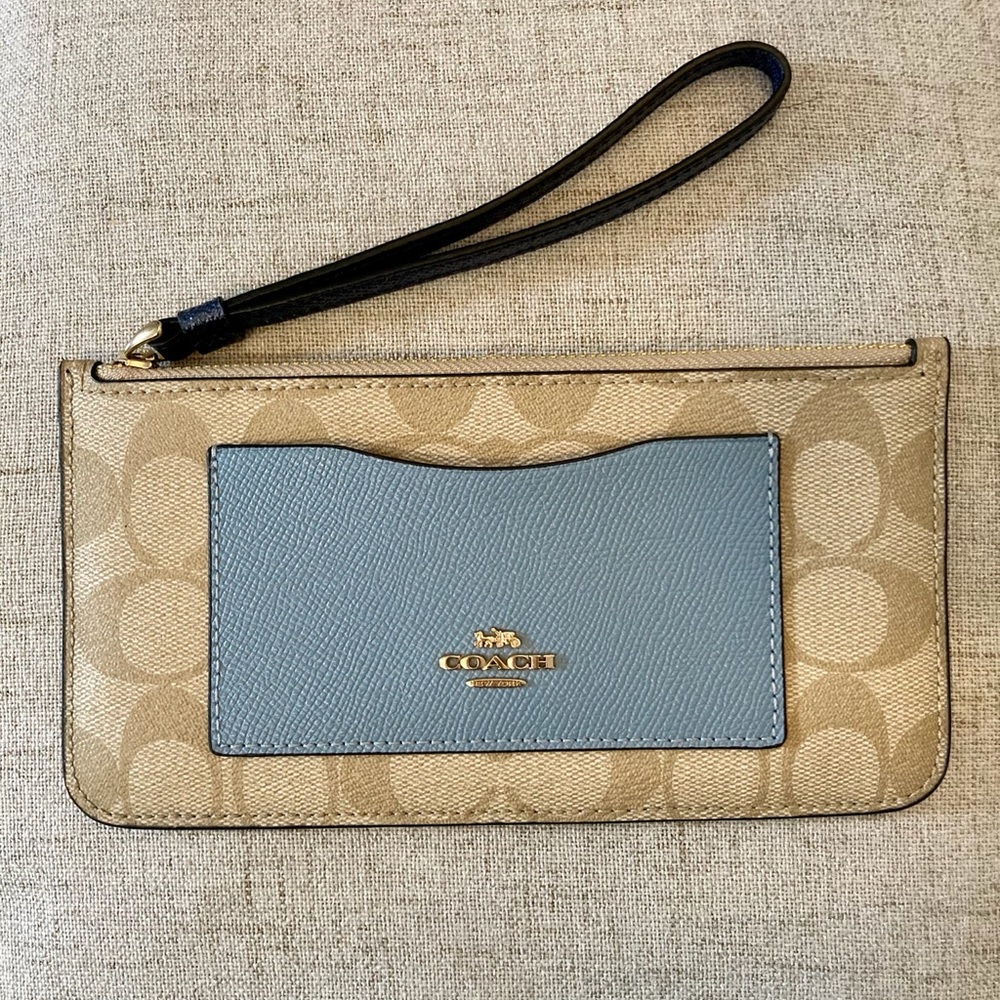 Brand new Coach Zip Top Wallet